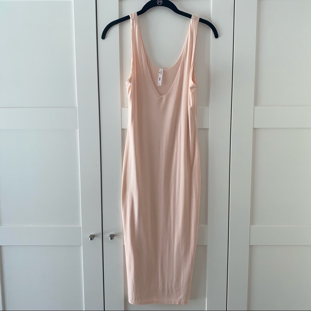 Light pink midi dress